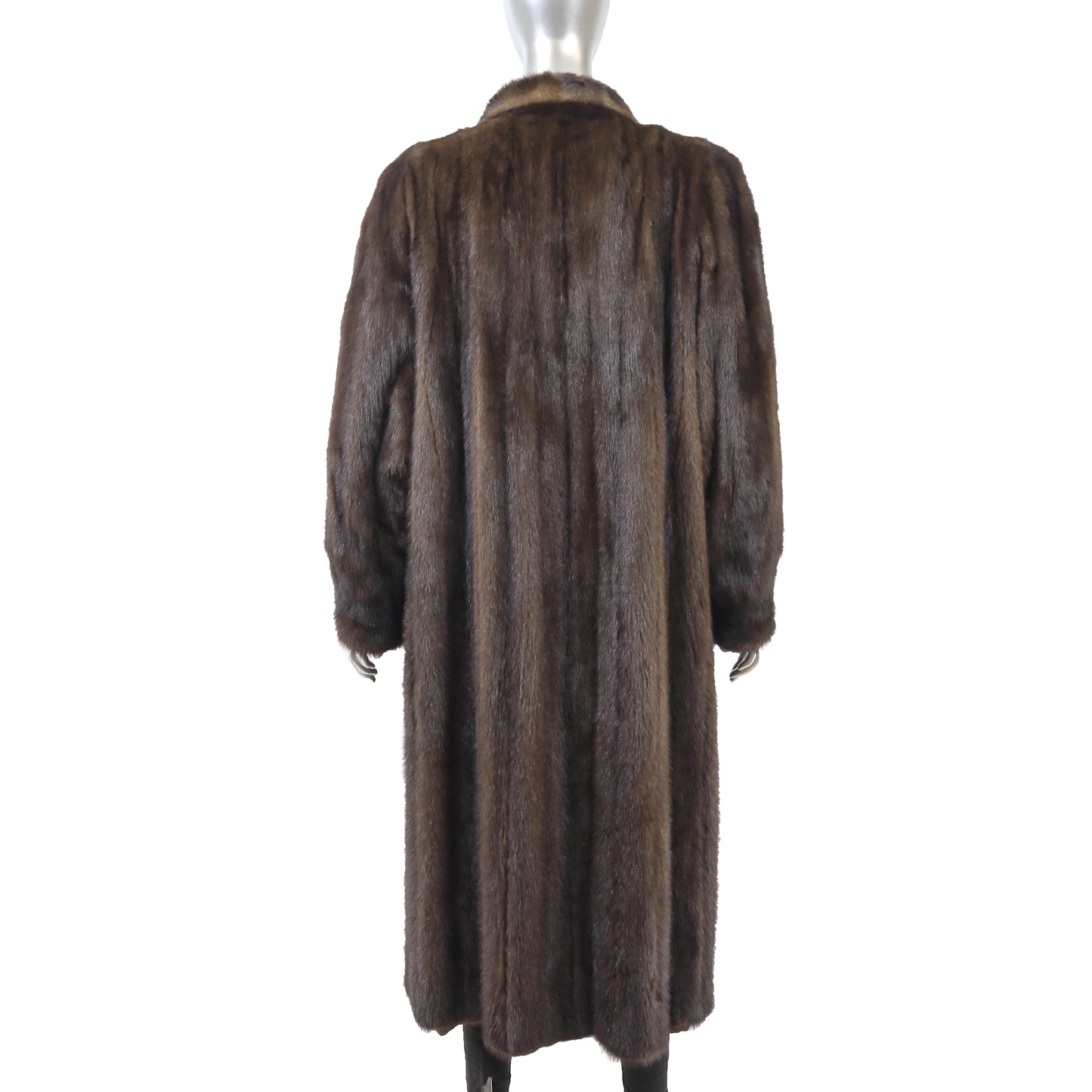 Brown Mink Coat- Size XL