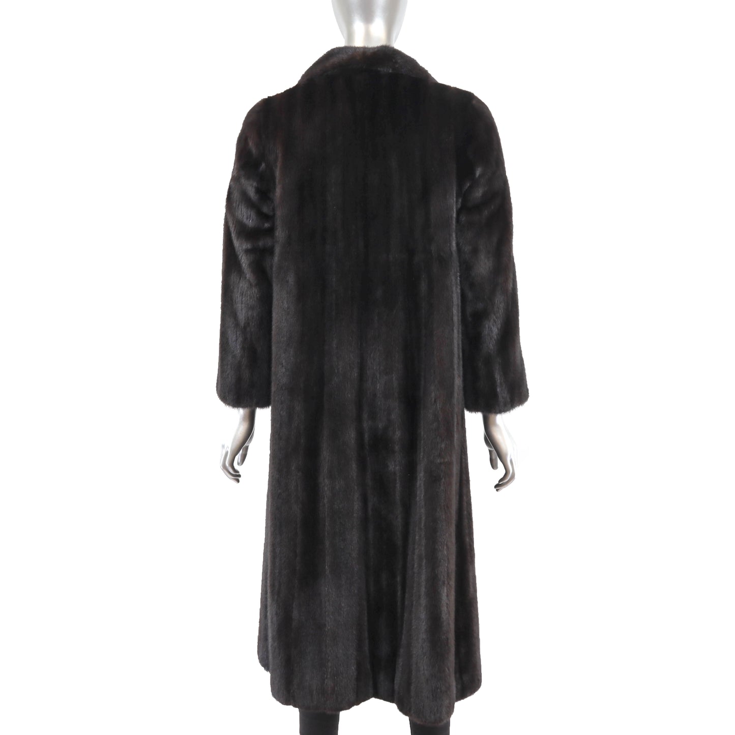 Black Mink Coat- Size M
