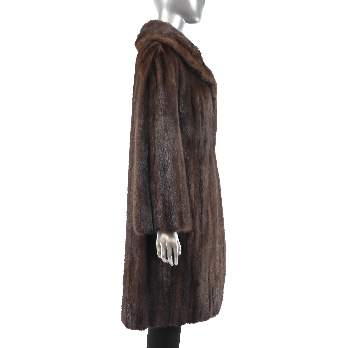 Brown Mink Coat- Size M