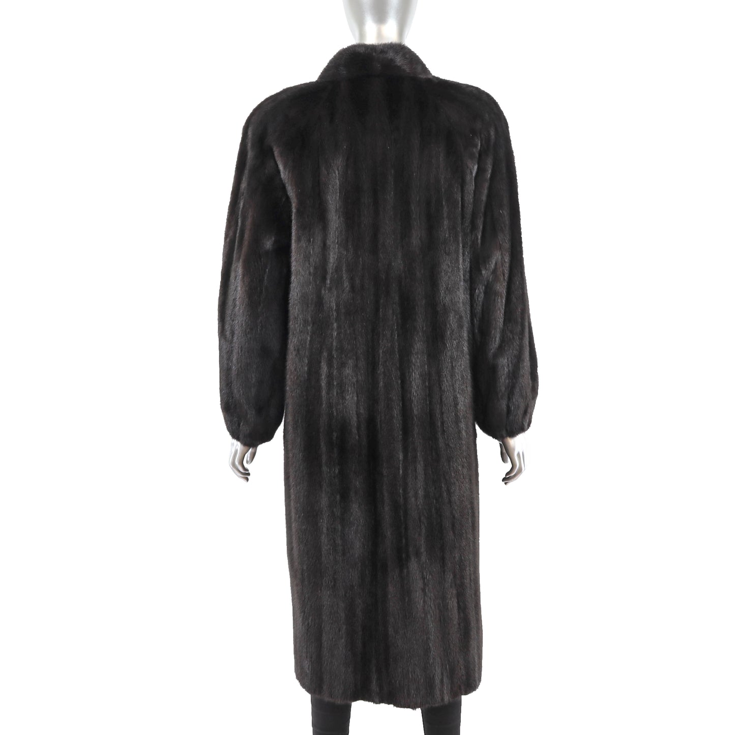 Black Mink Coat- Size M