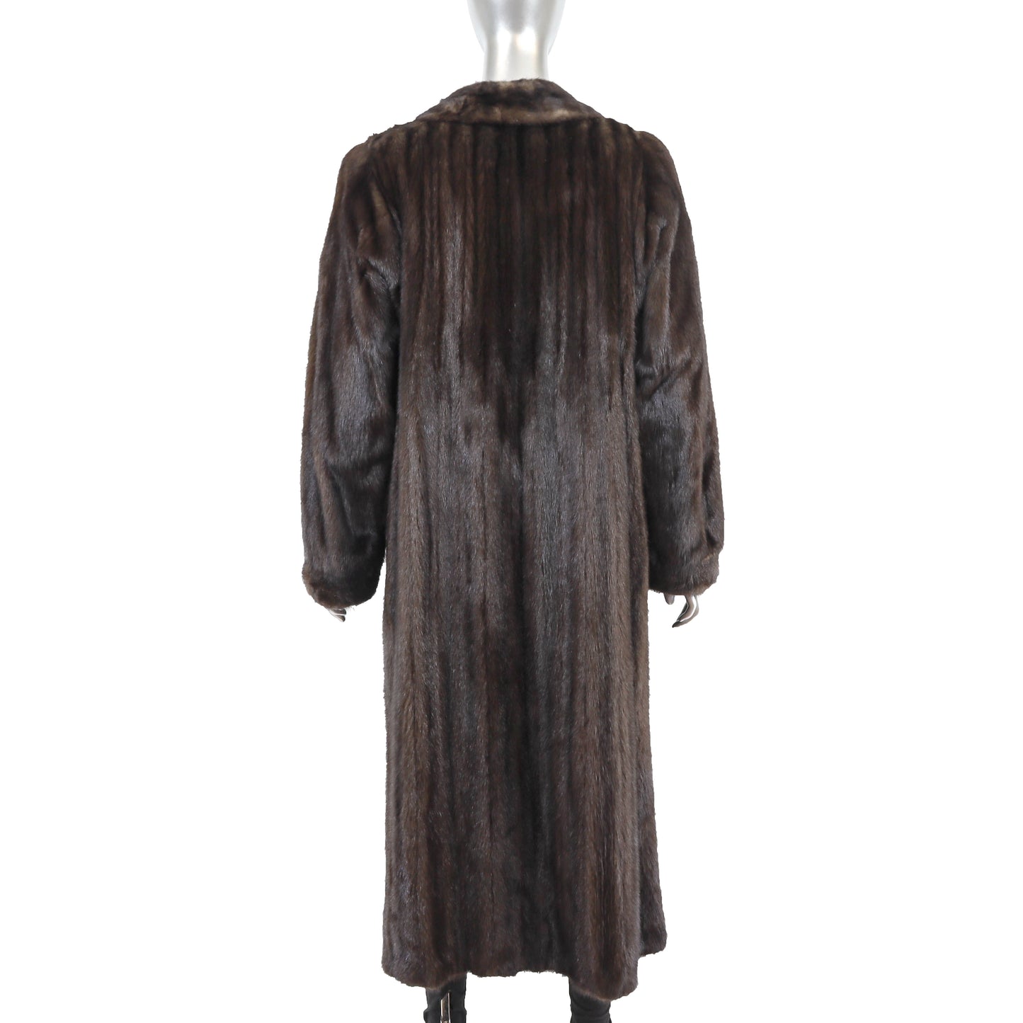 Dark Brown Mink Coat- Size L