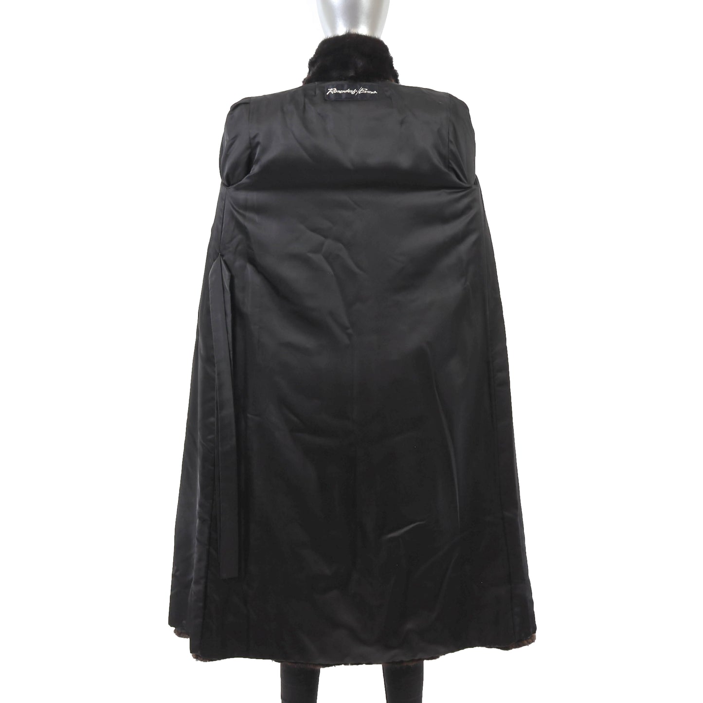 Rosendorf/ Evans Black Mink Coat- Size S