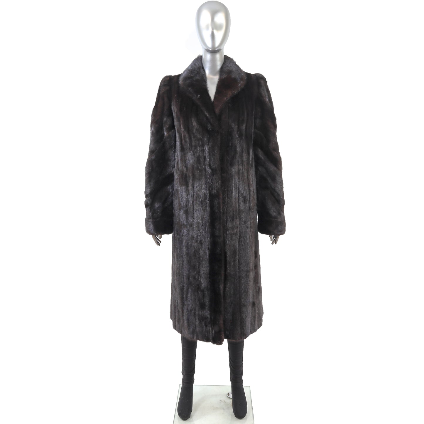 Rosendorf/ Evans Black Mink Coat- Size S