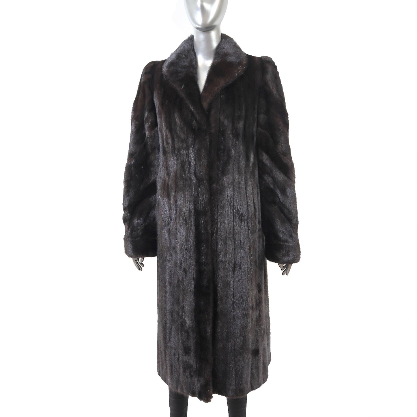 Rosendorf/ Evans Black Mink Coat- Size S