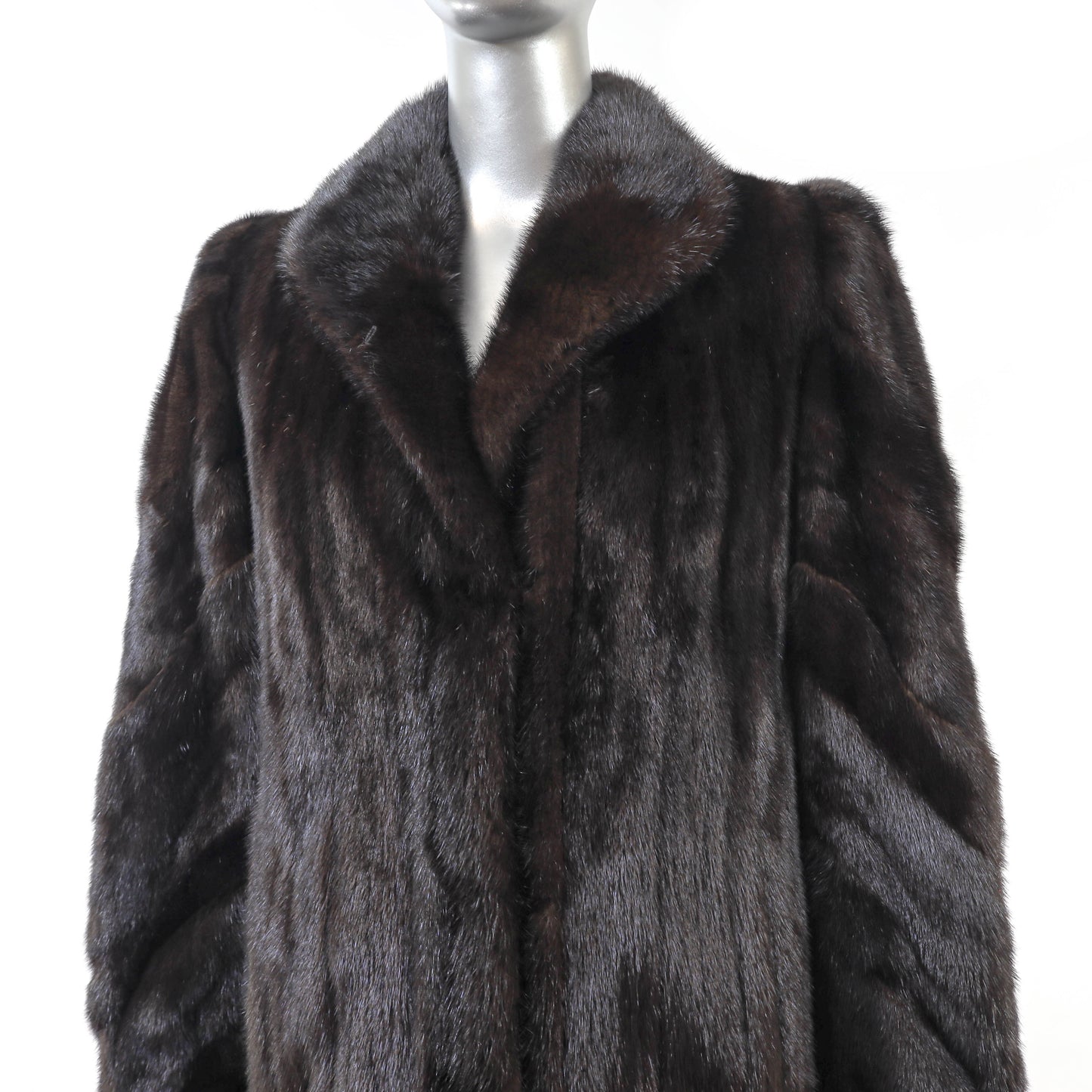 Rosendorf/ Evans Black Mink Coat- Size S