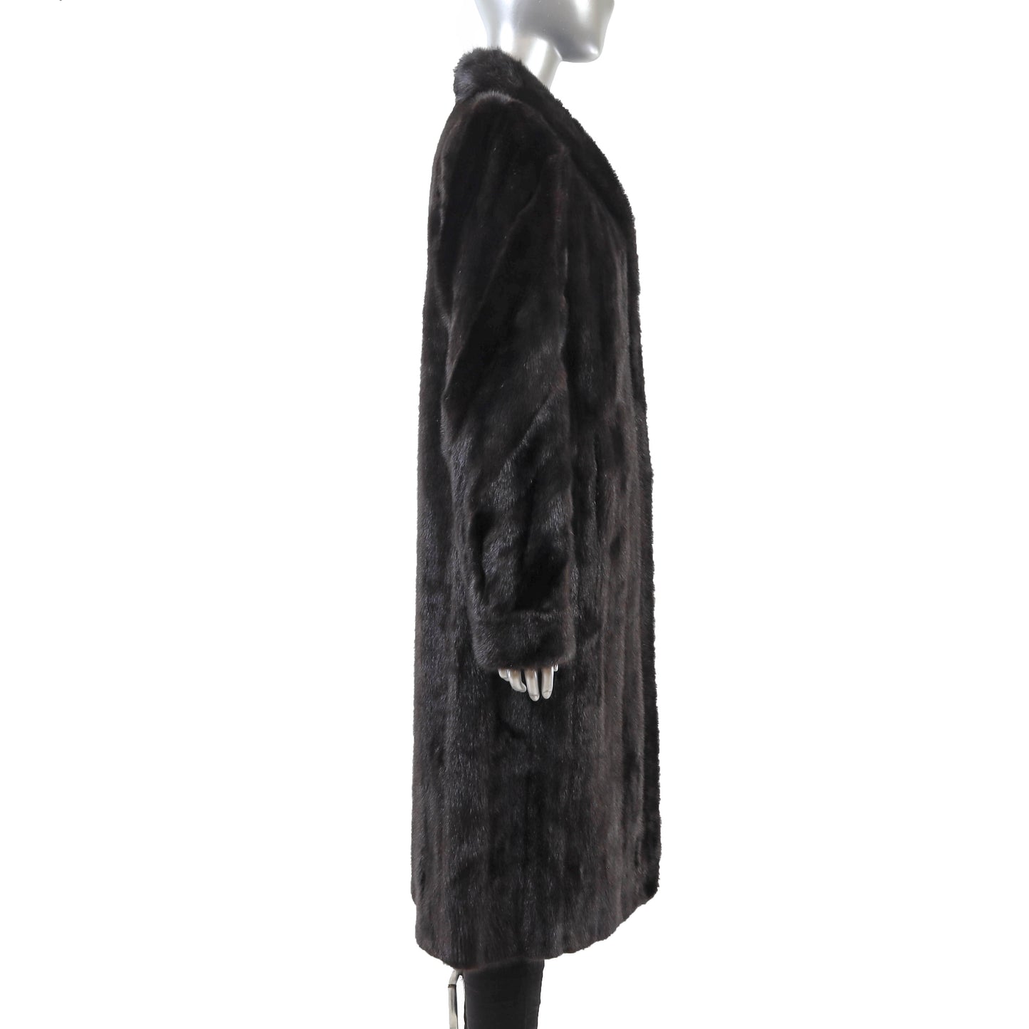 Rosendorf/ Evans Black Mink Coat- Size S