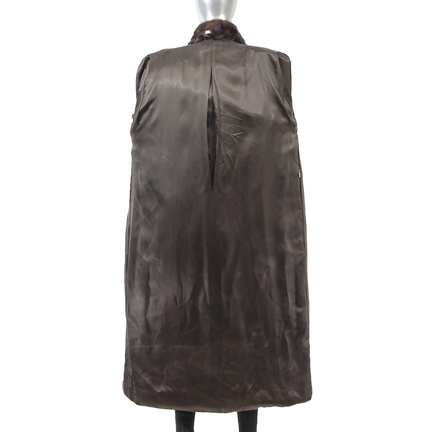 Brown Mink Coat- Size L