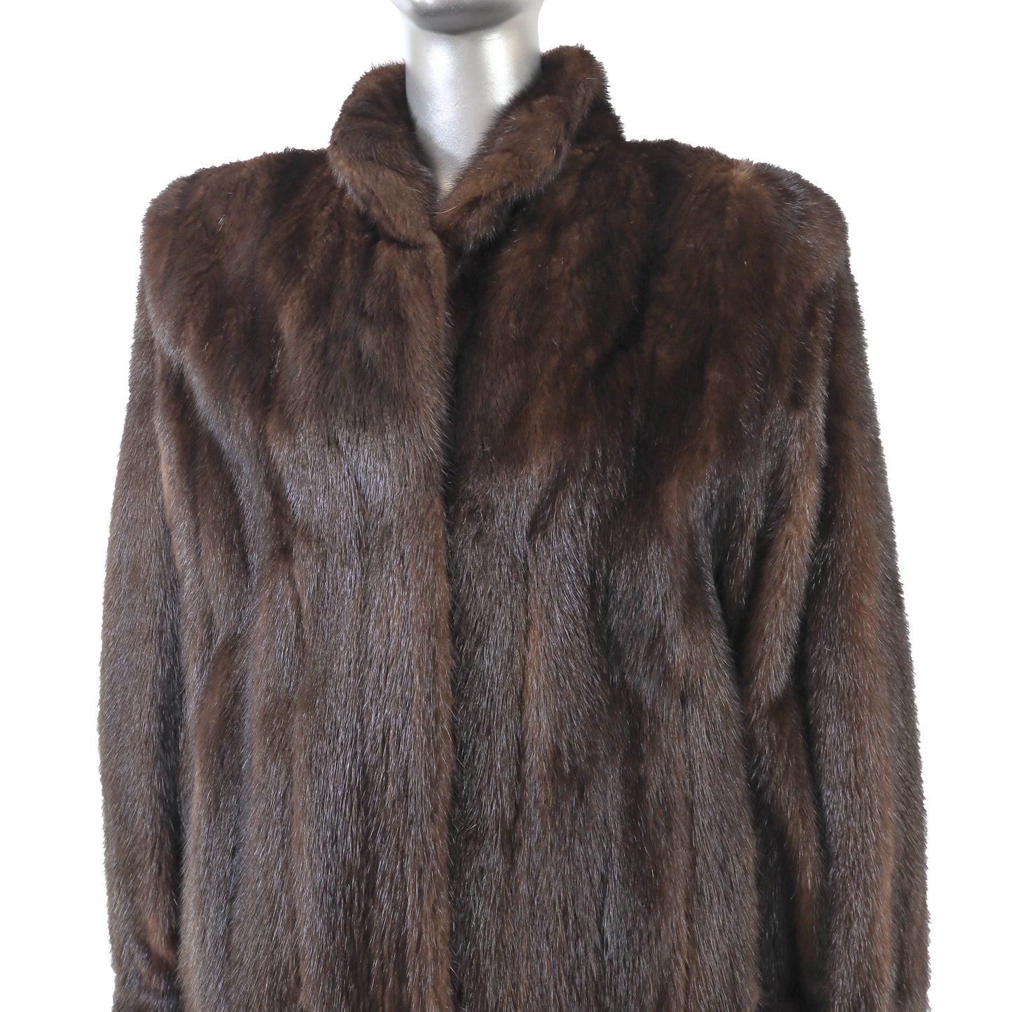 Brown Mink Coat- Size L