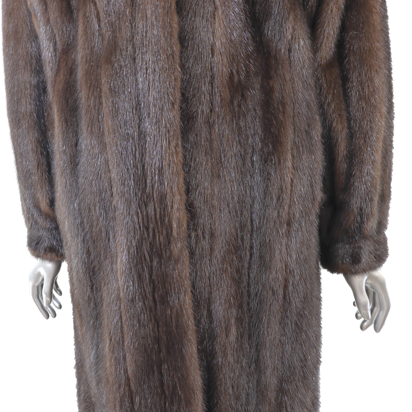Brown Mink Coat- Size L