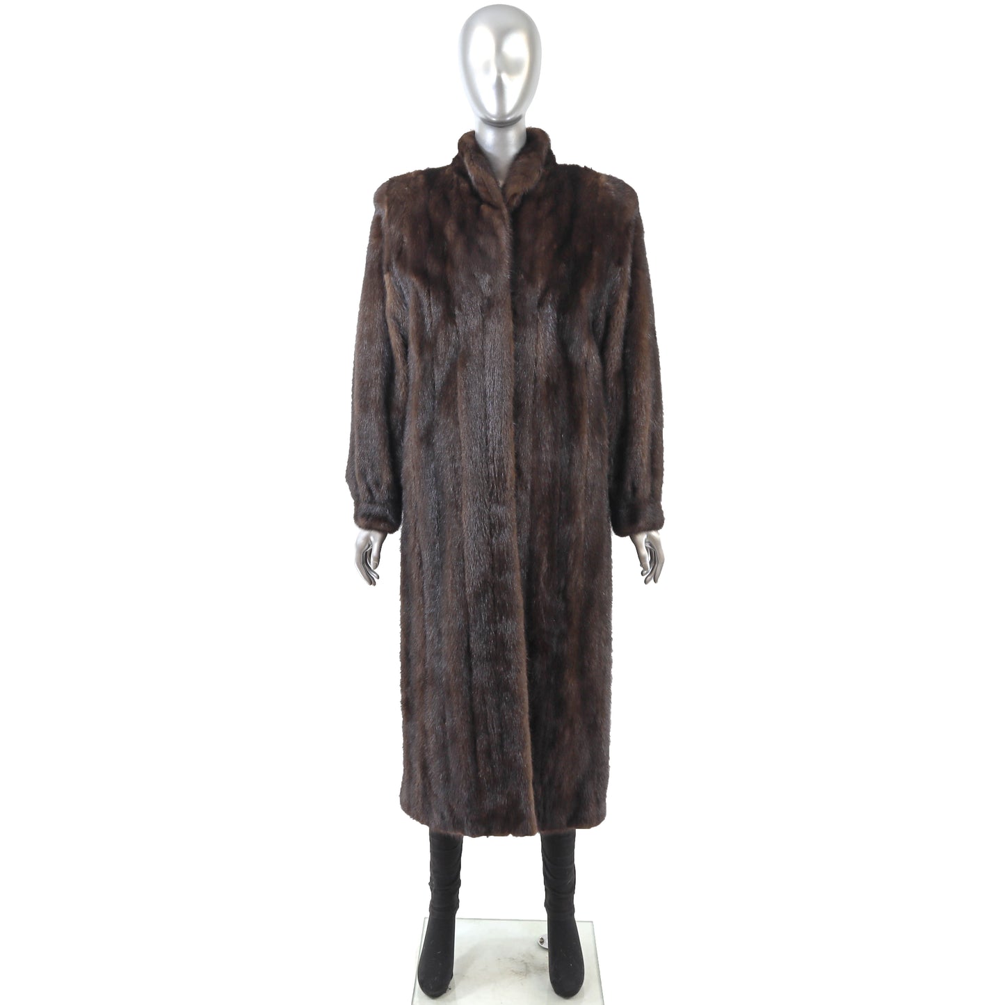 Brown Mink Coat- Size L