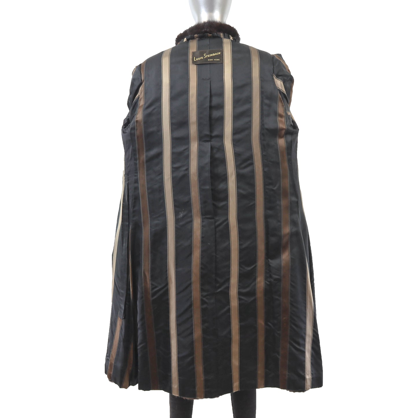 Brown Mink Coat- Size XL