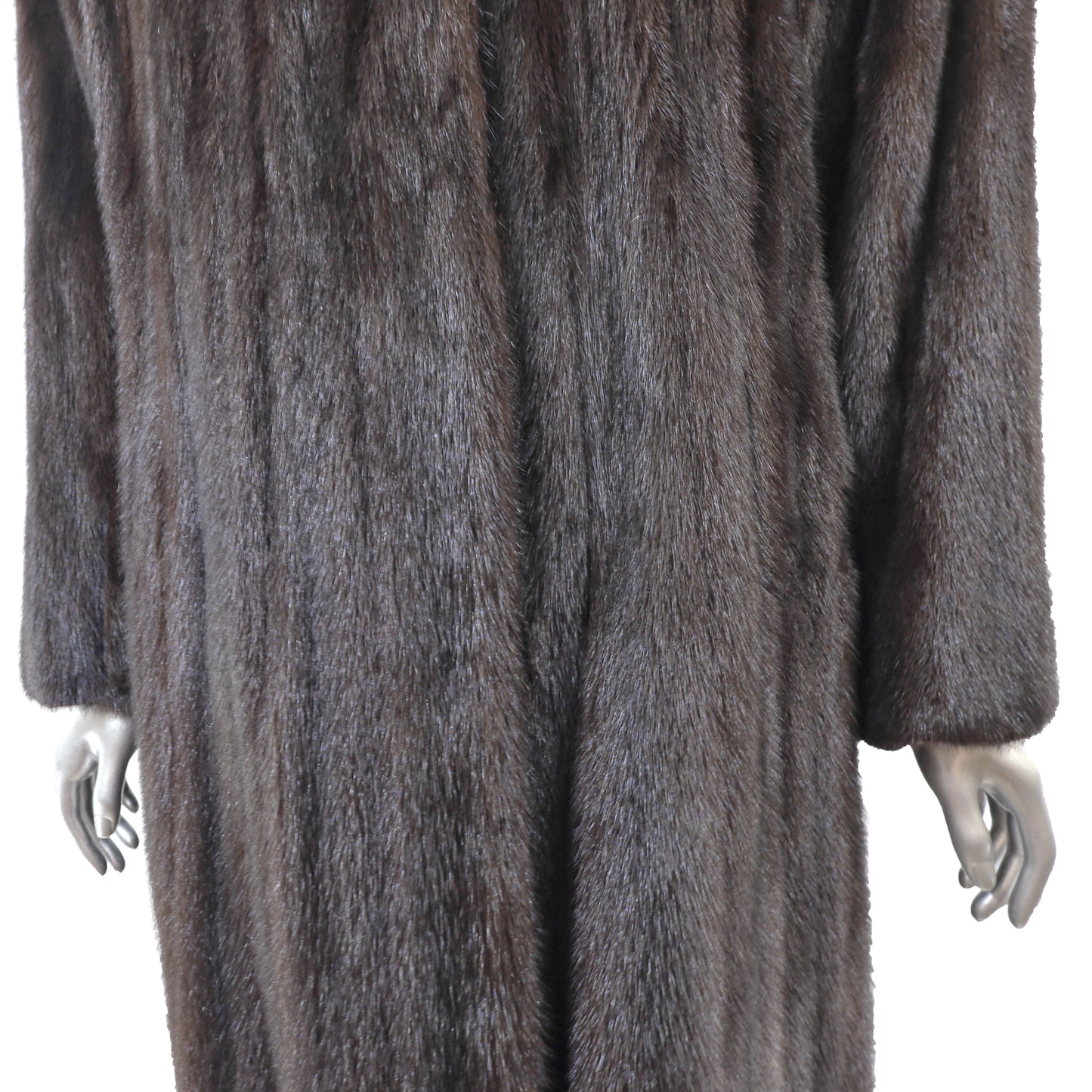Brown Mink Coat- Size XL