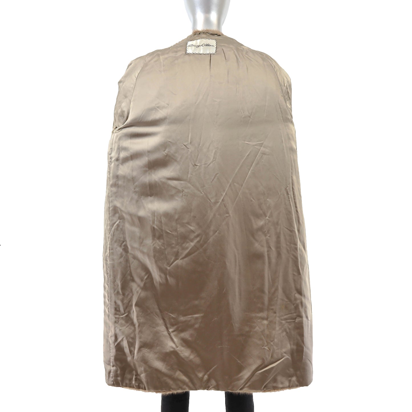 Light Brown Mink Coat- Size L