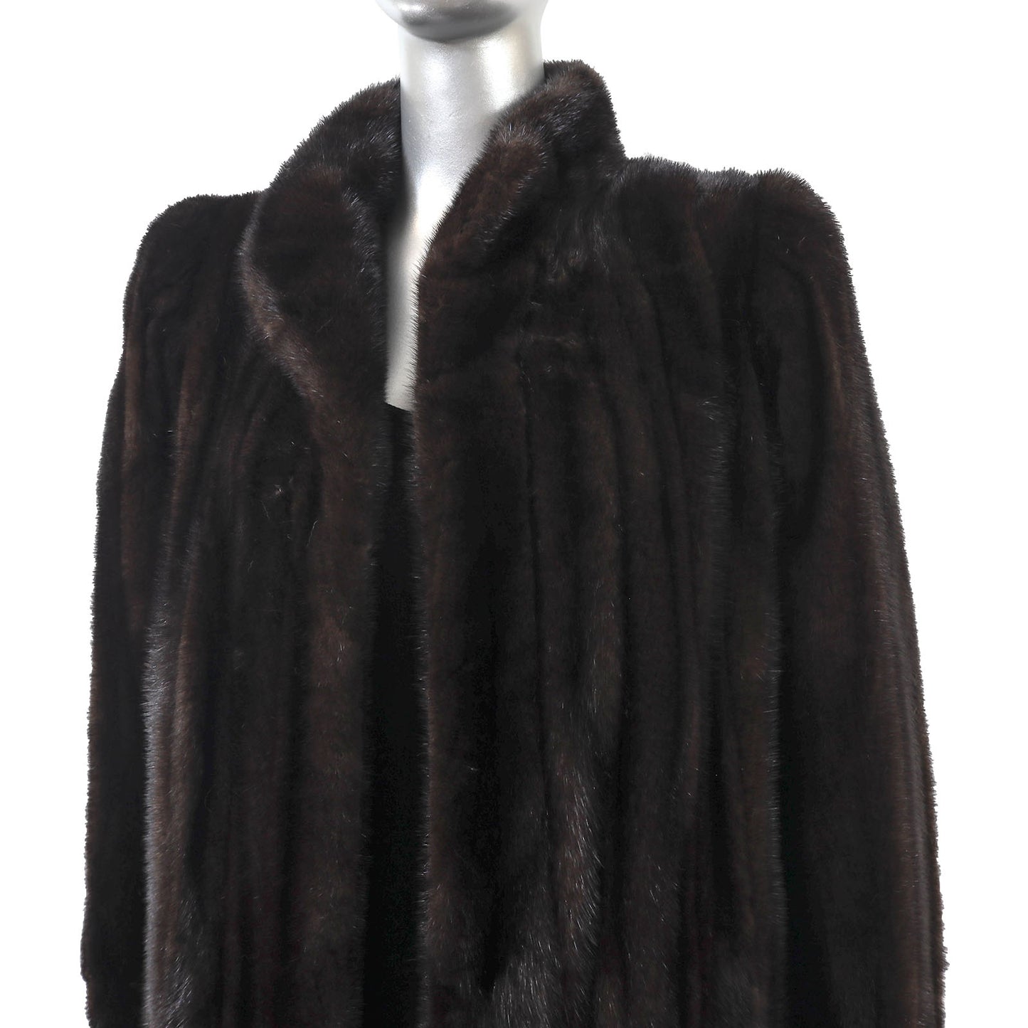 Black Mink Coat- Size M