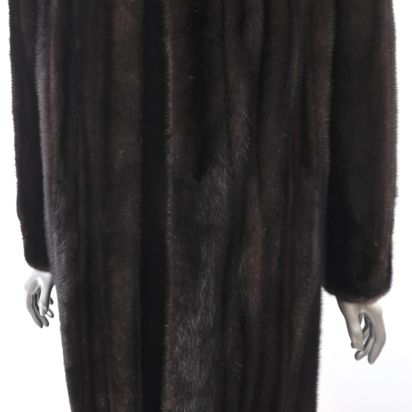 Black Mink Coat- Size M