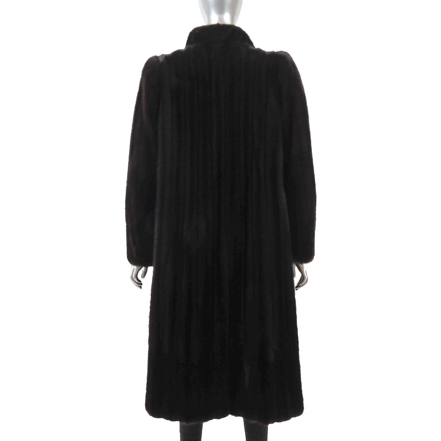 Black Mink Coat- Size M