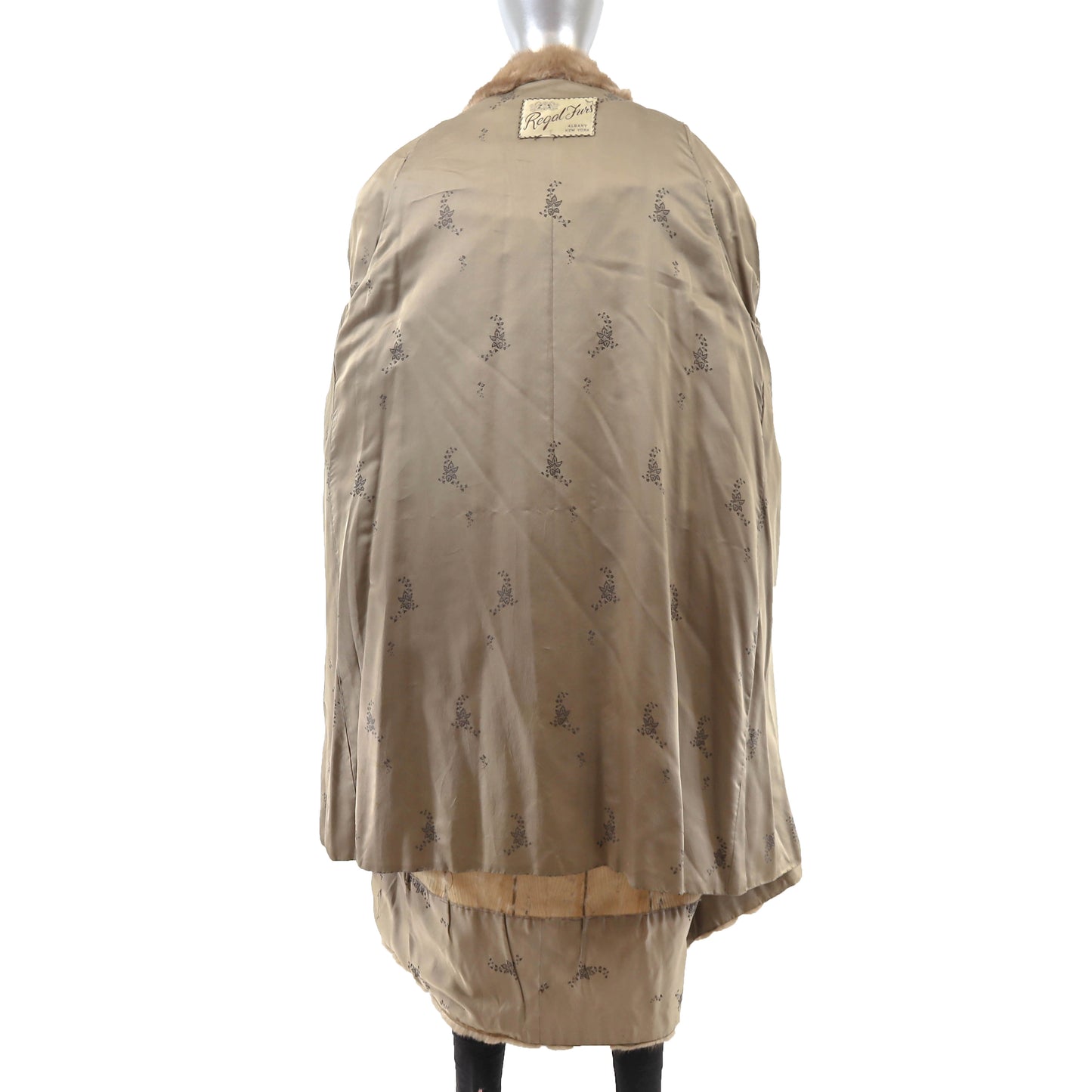 Light Brown Mink Coat- Size M