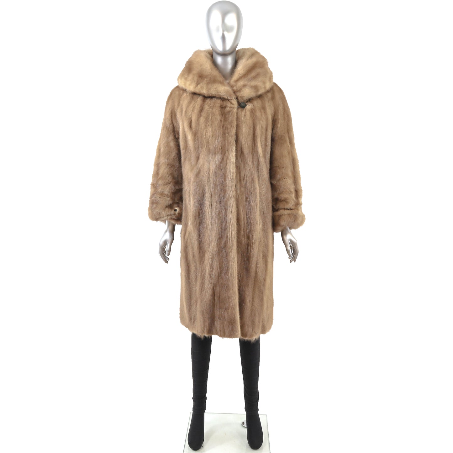 Light Brown Mink Coat- Size M