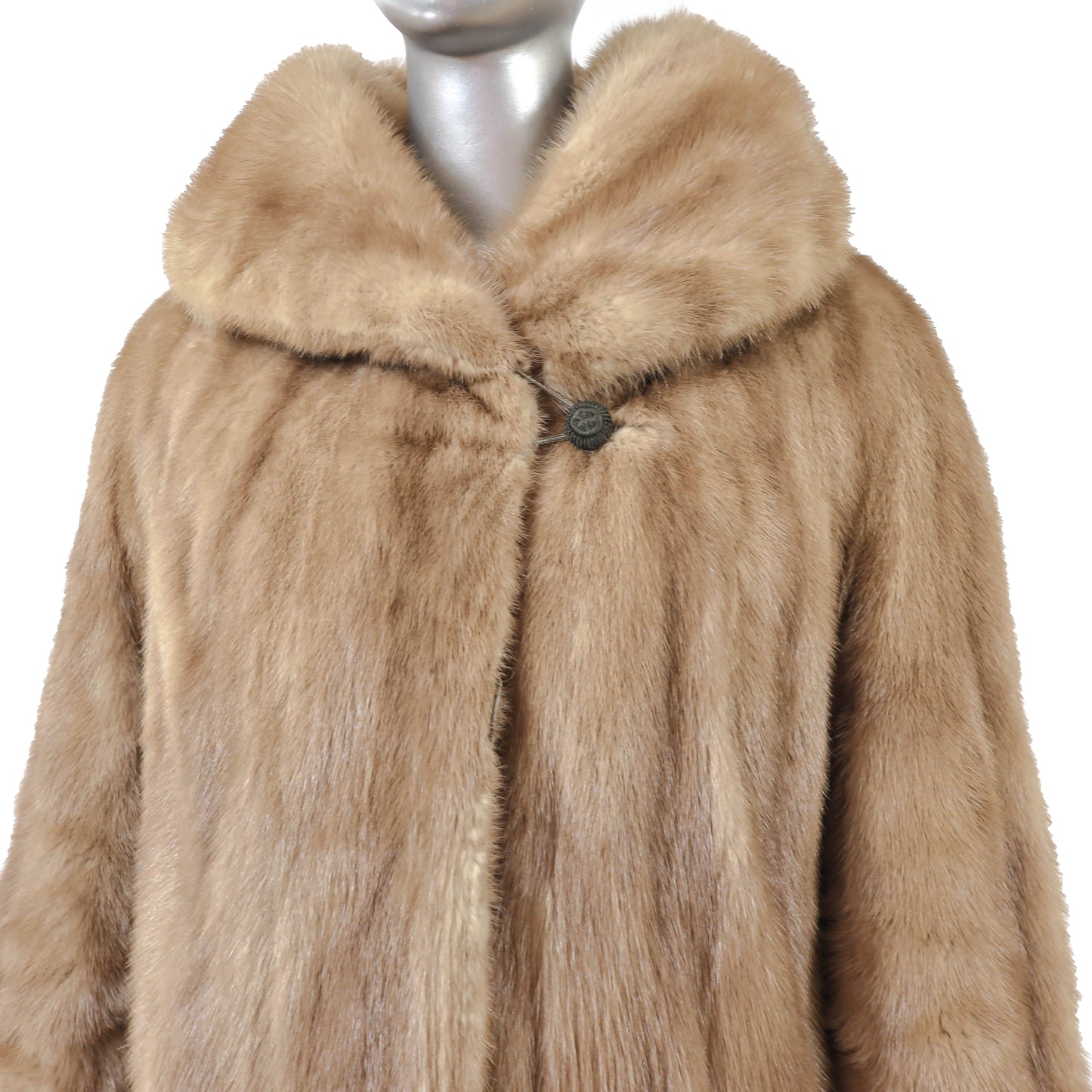 Light Brown Mink Coat- Size M