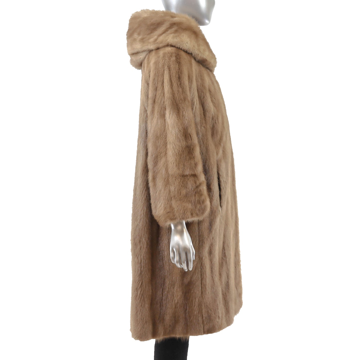 Light Brown Mink Coat- Size M