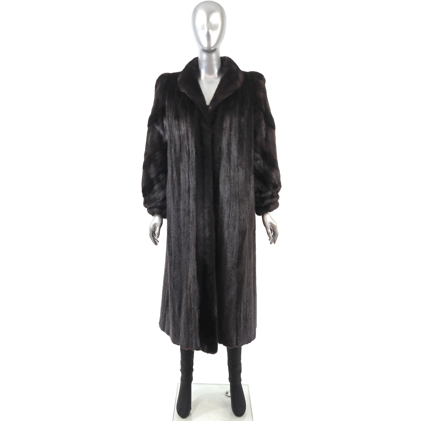 Dark Brown Mink Coat- Size M