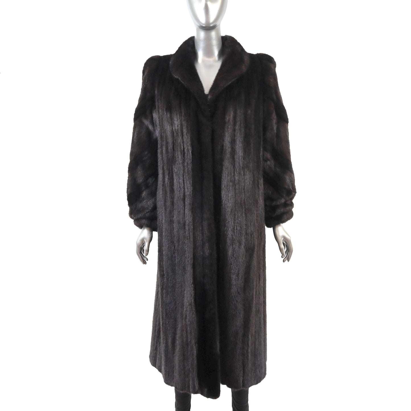Dark Brown Mink Coat- Size M
