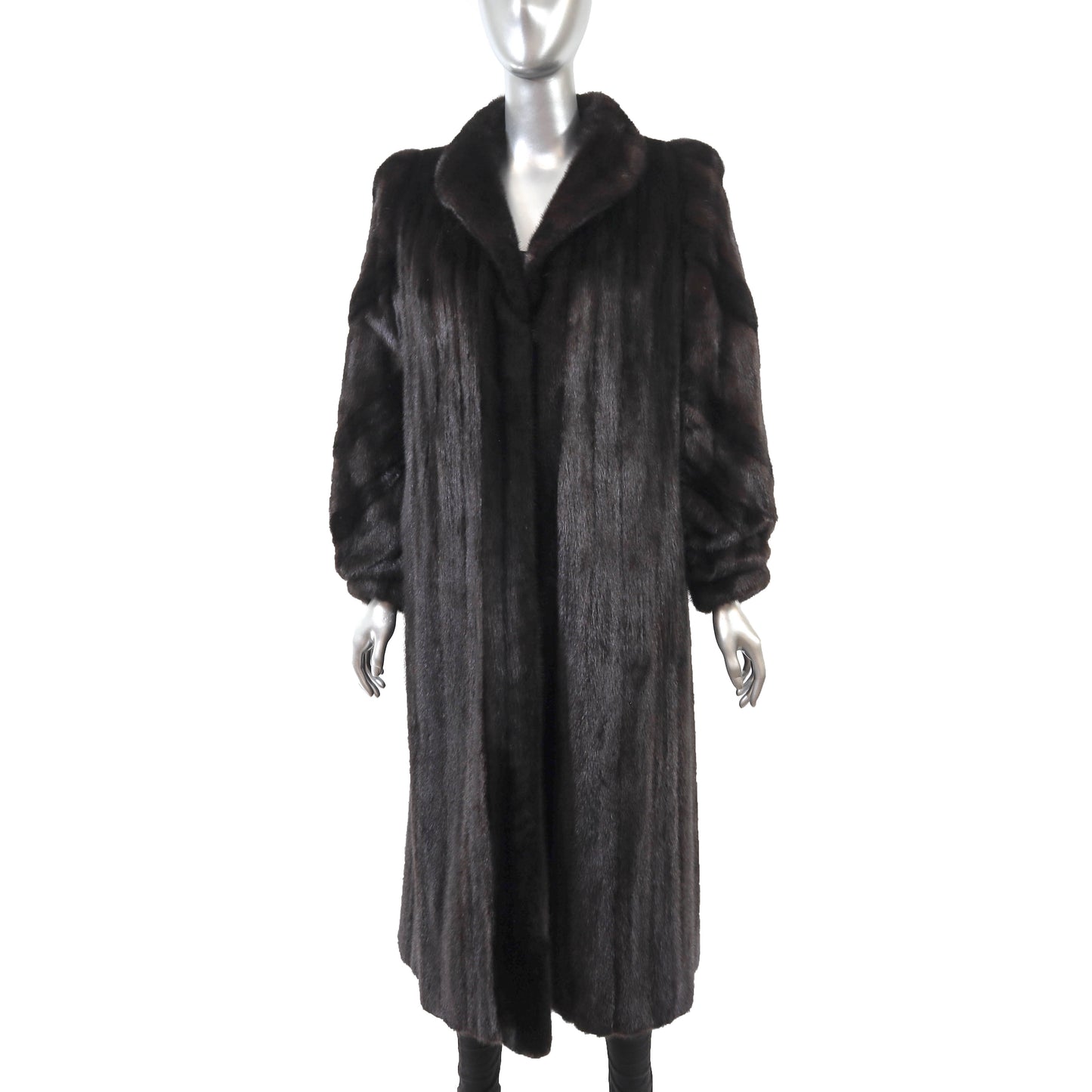 Dark Brown Mink Coat- Size M