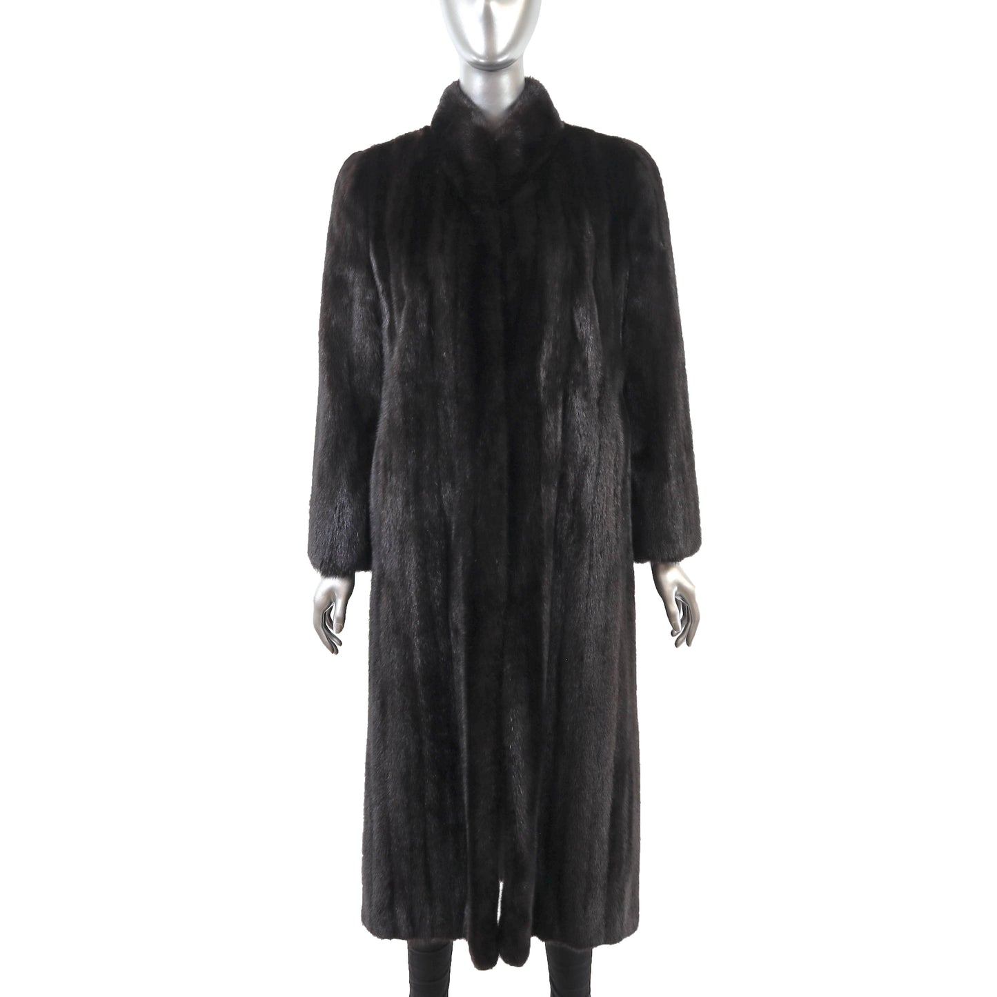 Black Mink Coat- Size M