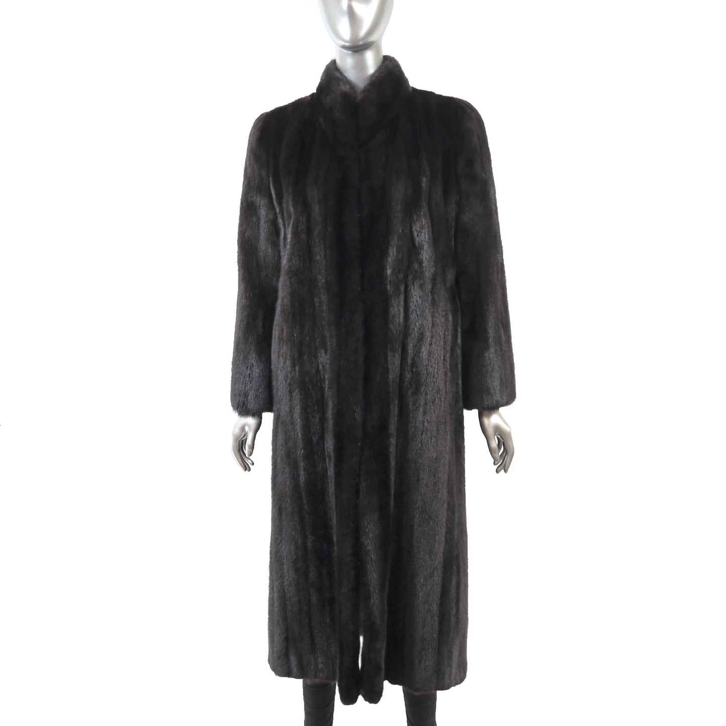 Black Mink Coat- Size M