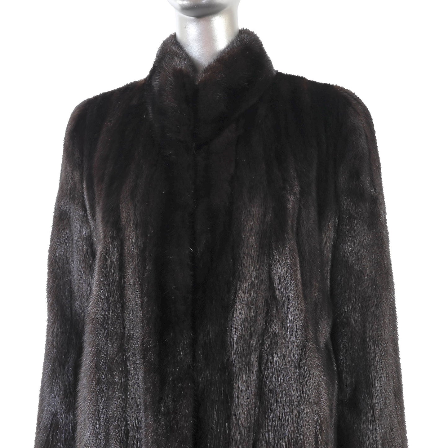 Black Mink Coat- Size M