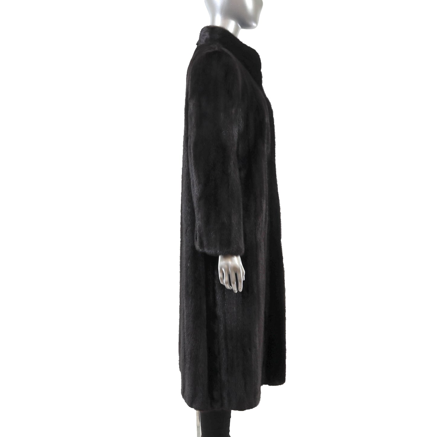 Black Mink Coat- Size M