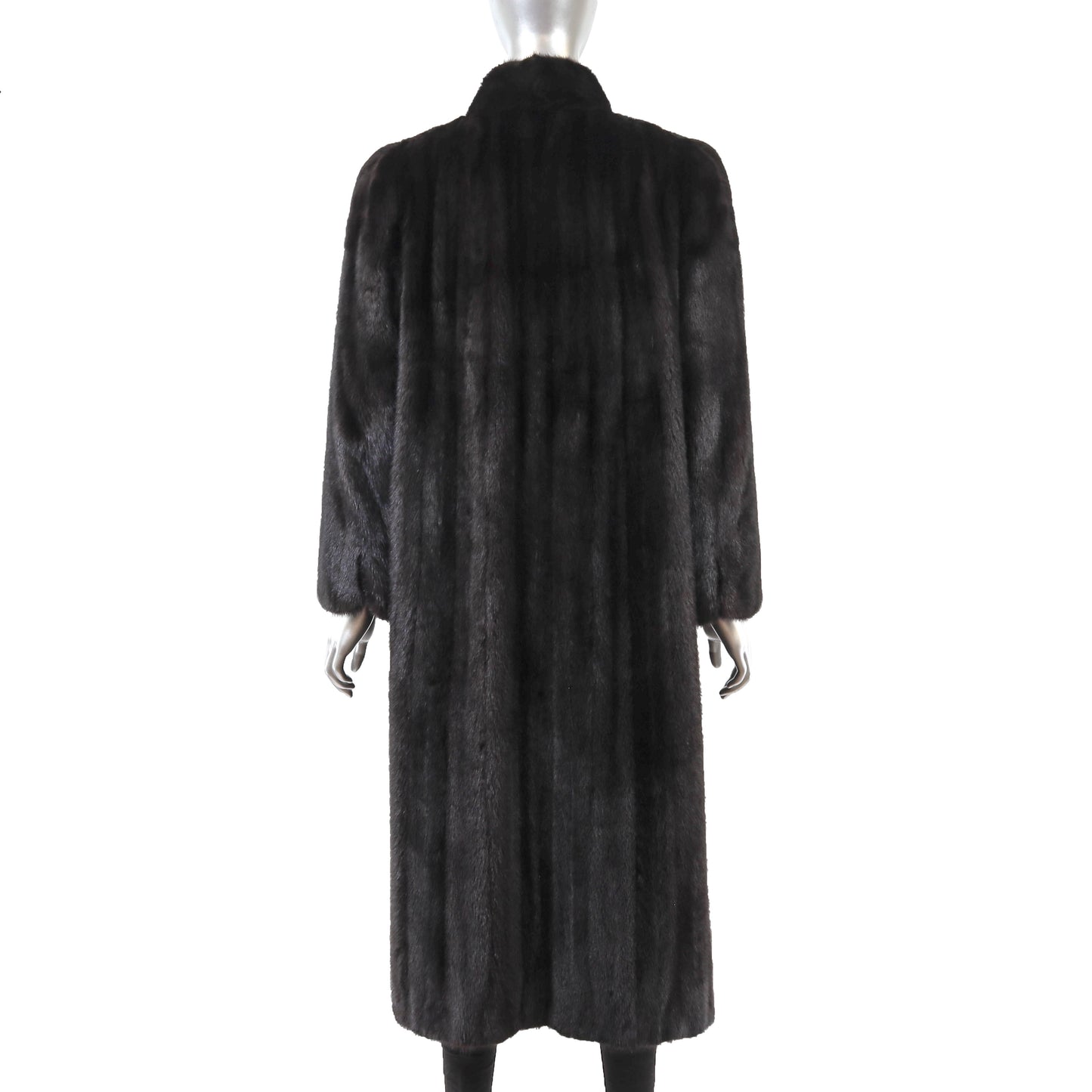 Black Mink Coat- Size M