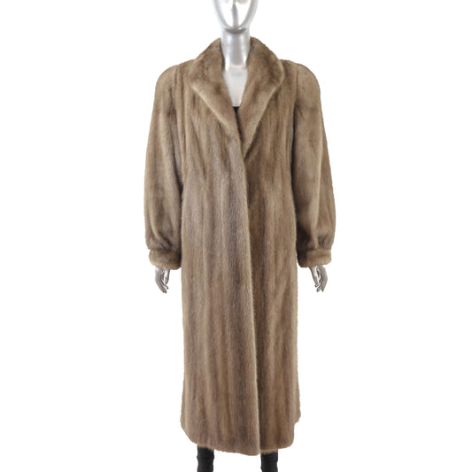 Light Brown Mink Coat- Size M