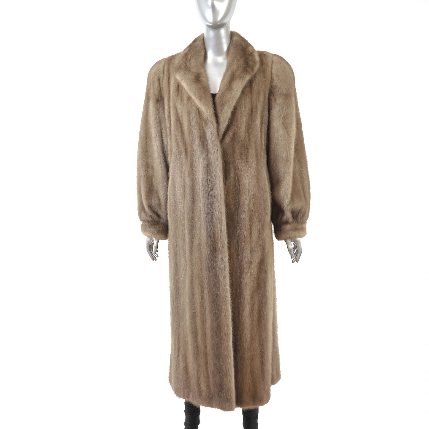 Light Brown Mink Coat- Size M