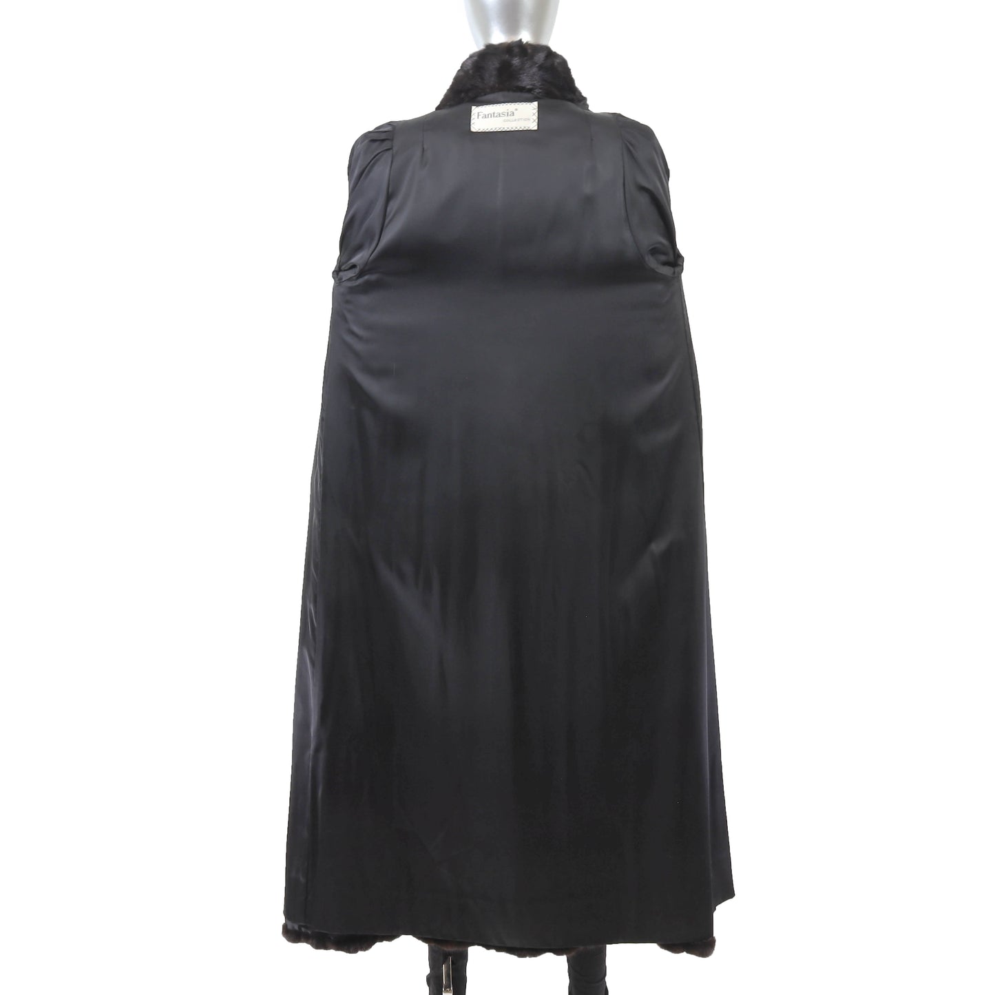 Black Mink Coat- Size S
