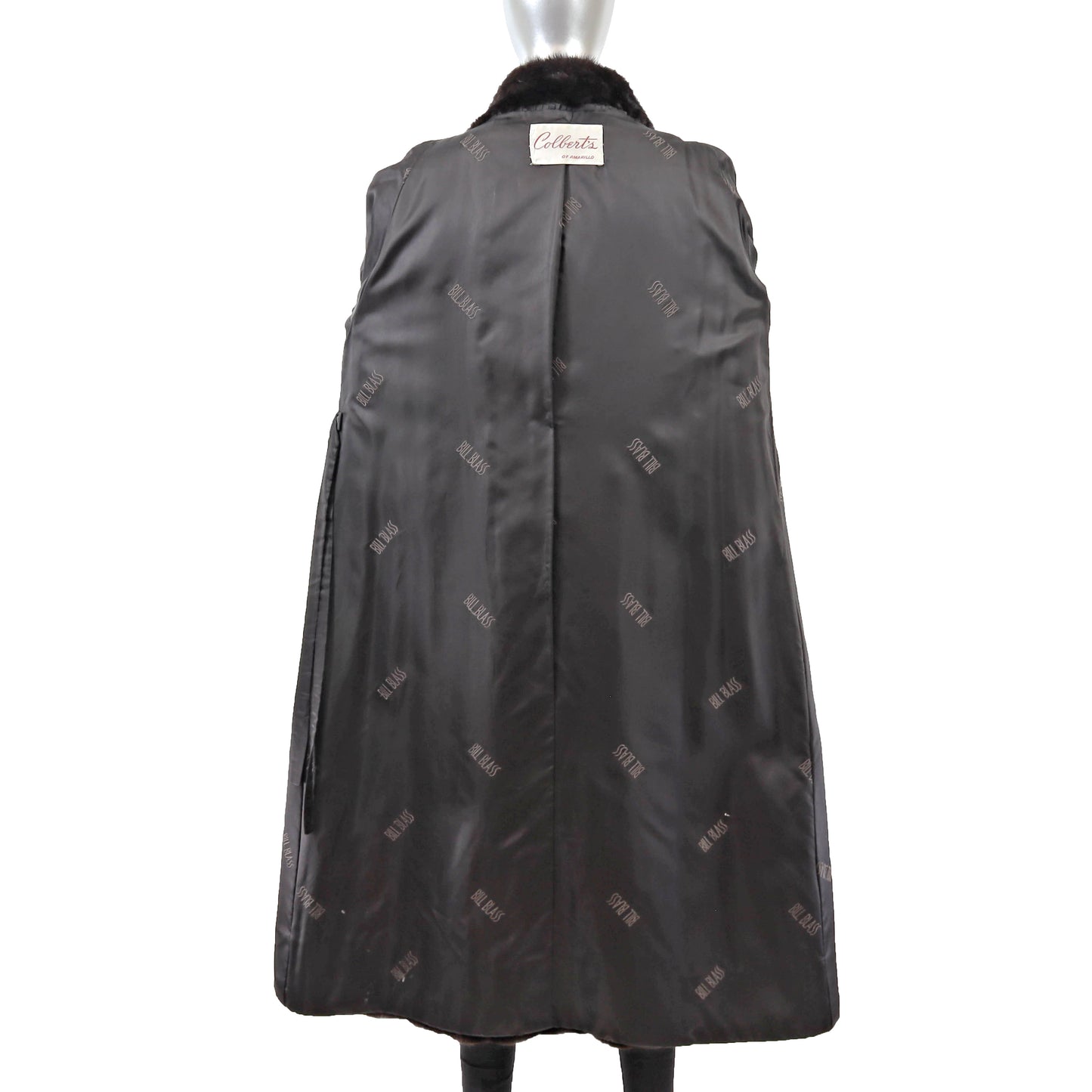 Dark Brown Mink Coat- Size XL