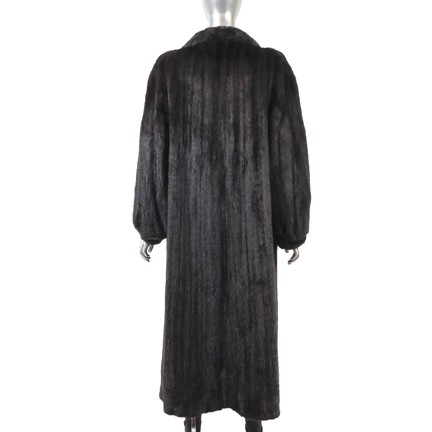 Black Mink Coat- Size M