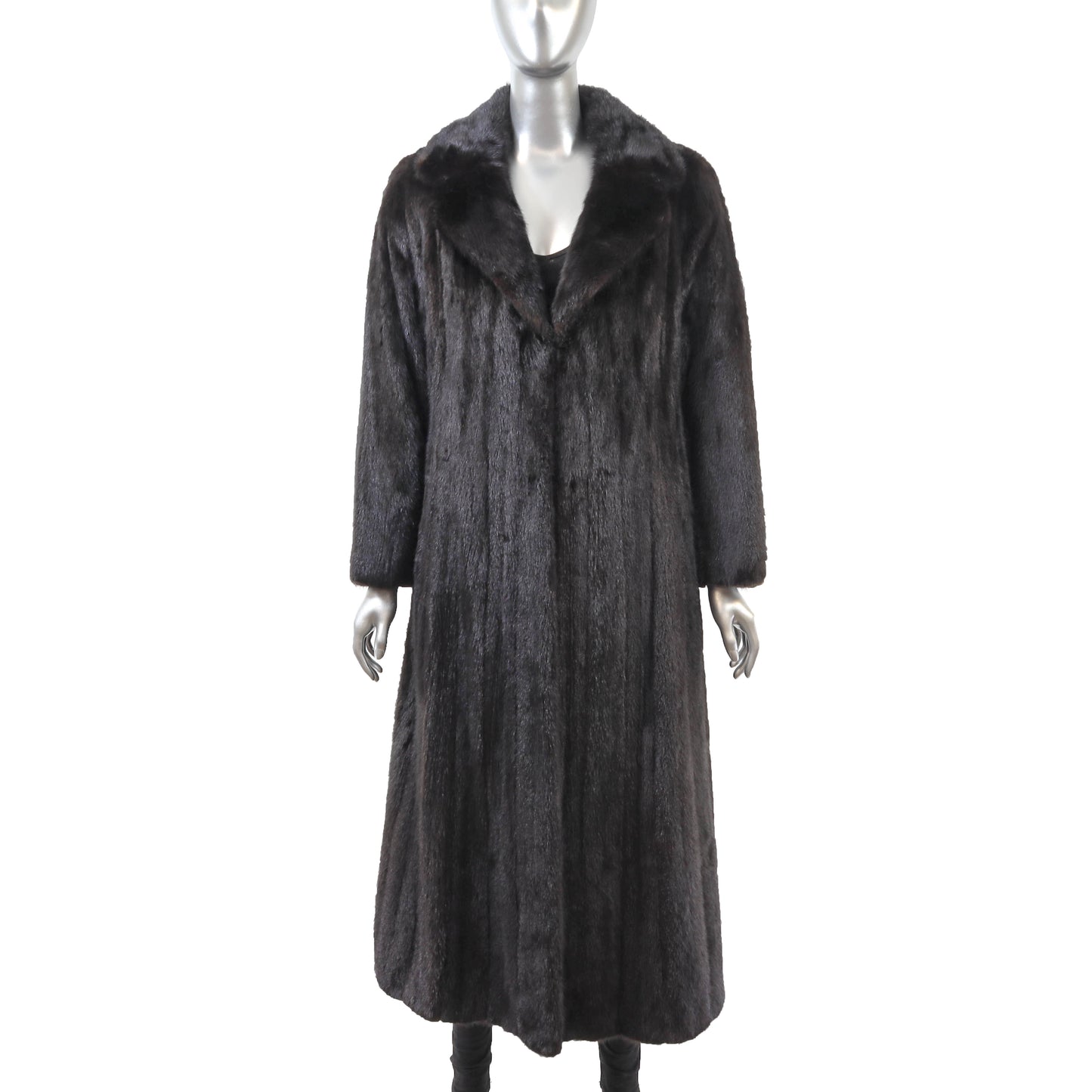 Black Mink Coat- Size S