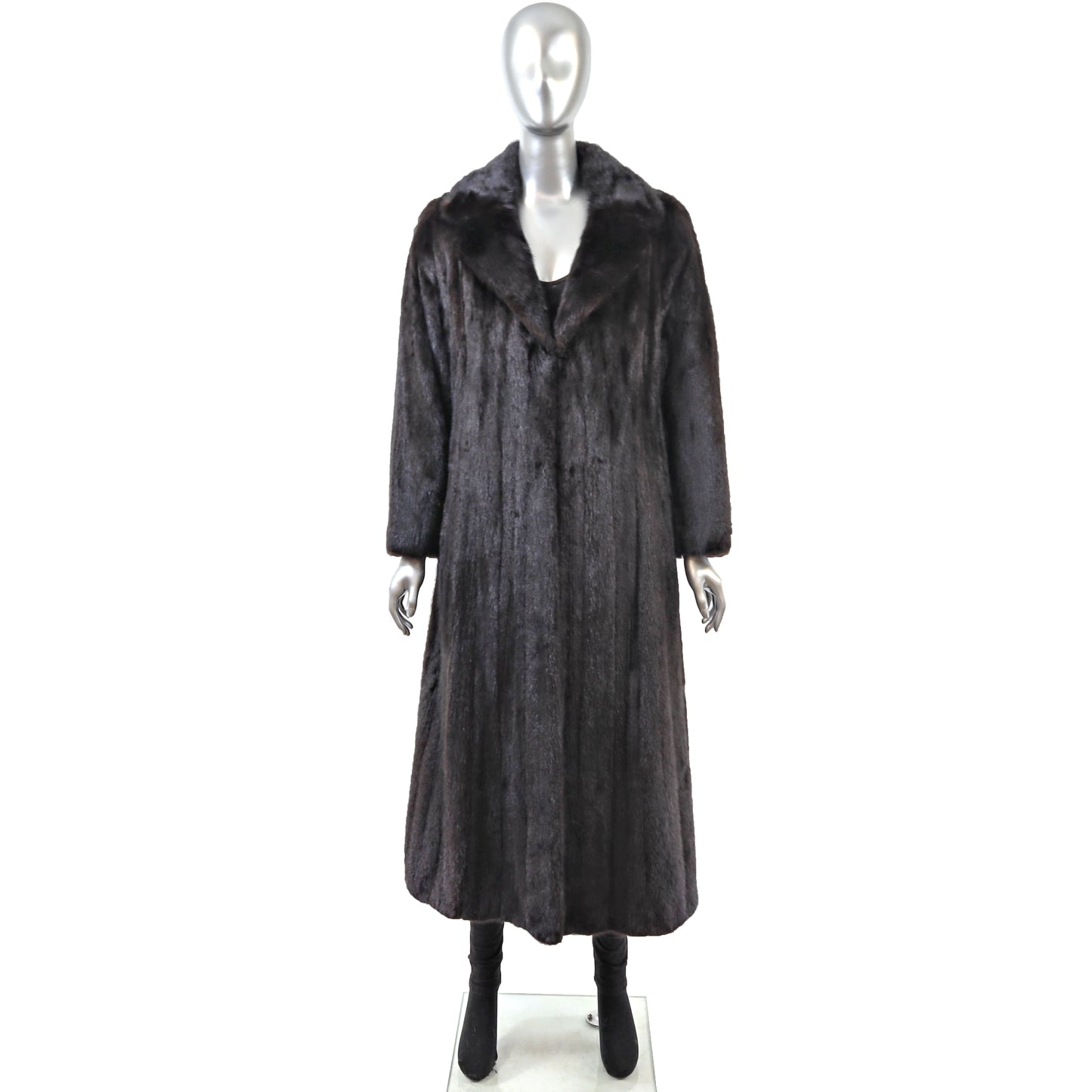Black Mink Coat- Size S