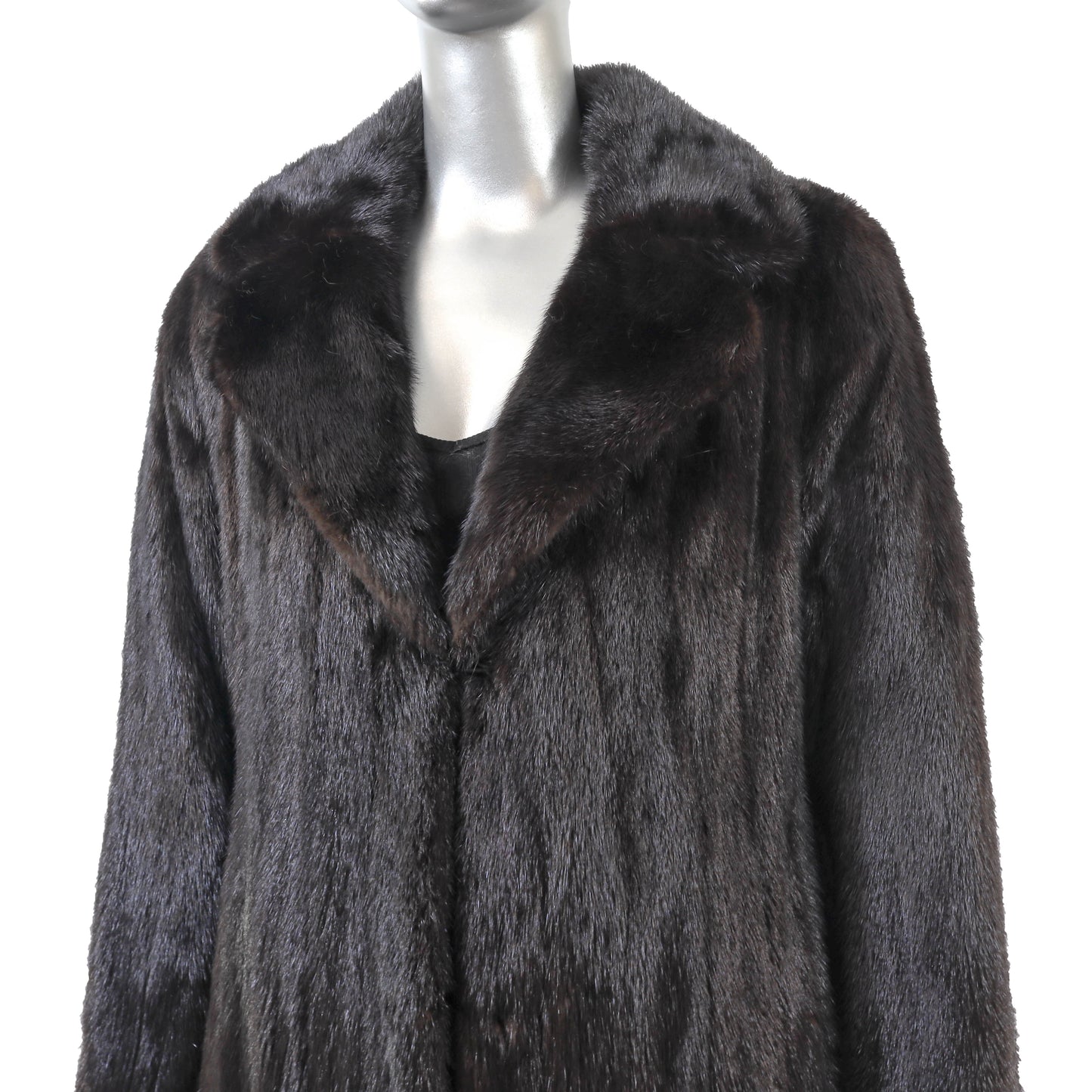 Black Mink Coat- Size S
