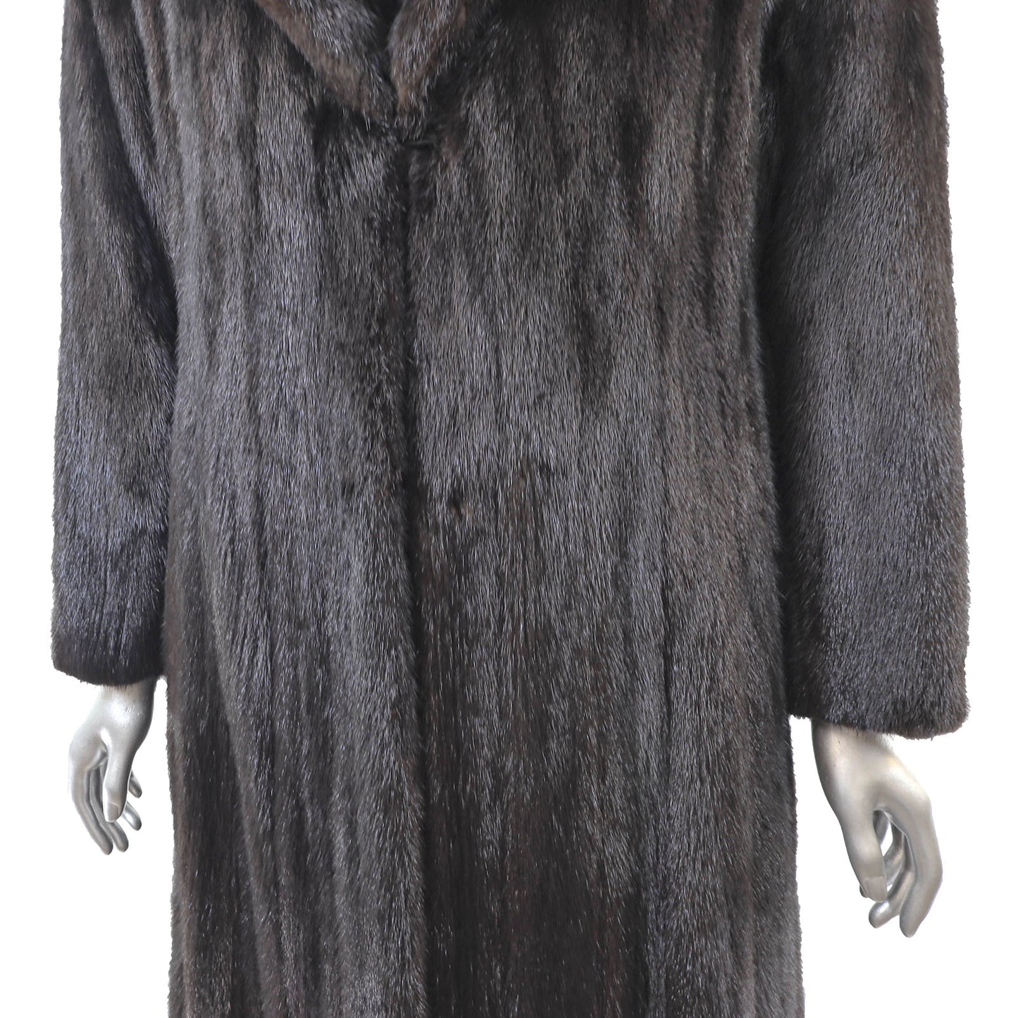 Black Mink Coat- Size S