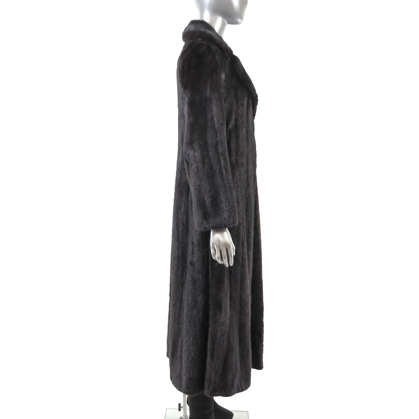 Black Mink Coat- Size S