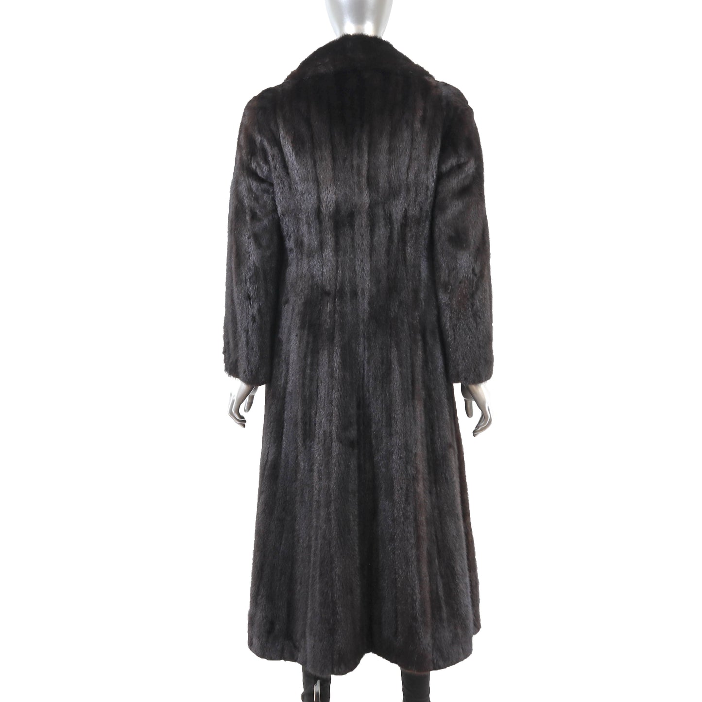 Black Mink Coat- Size S
