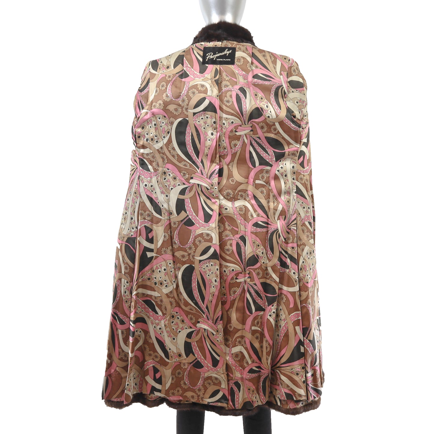 Brown Mink Coat- Size S