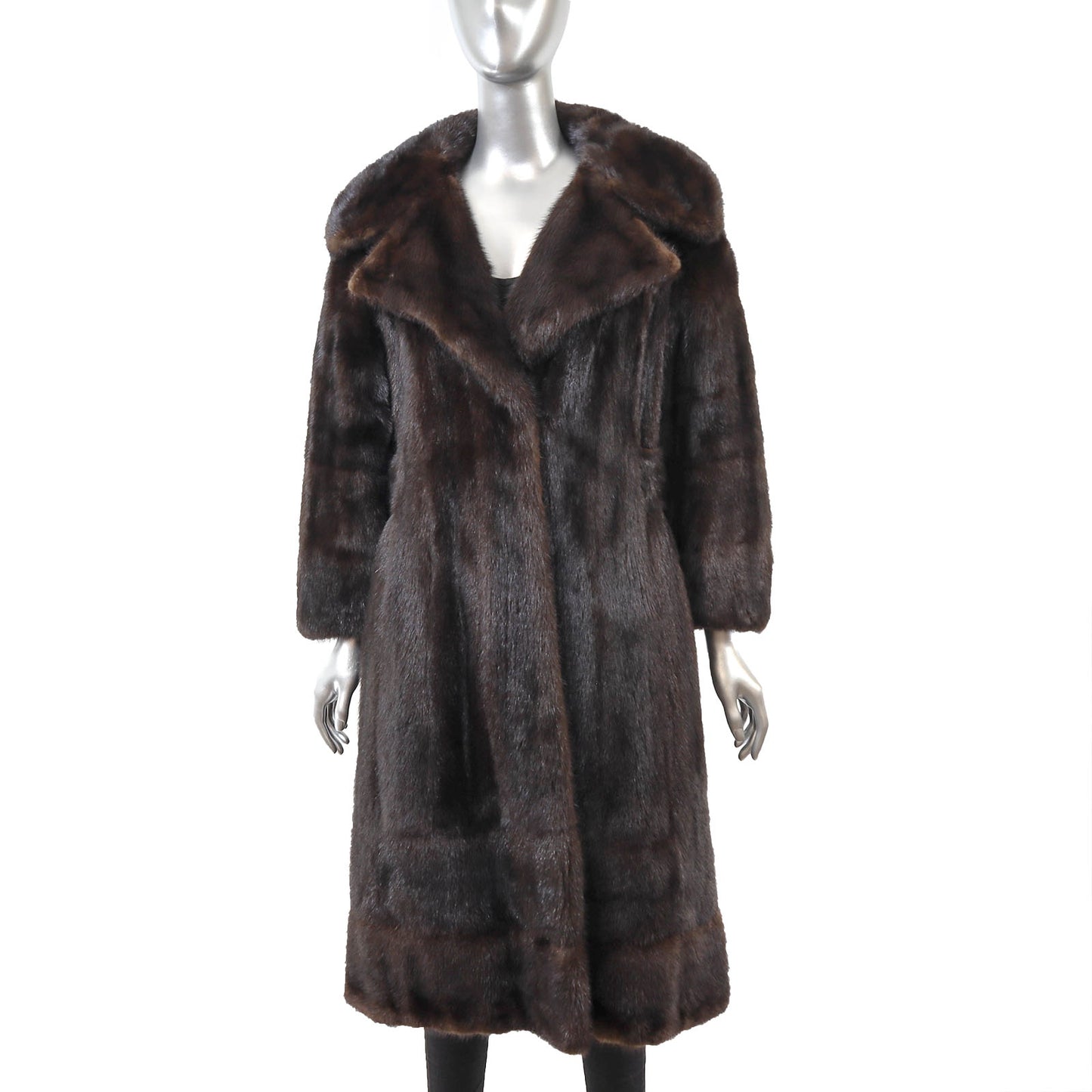 Brown Mink Coat- Size S
