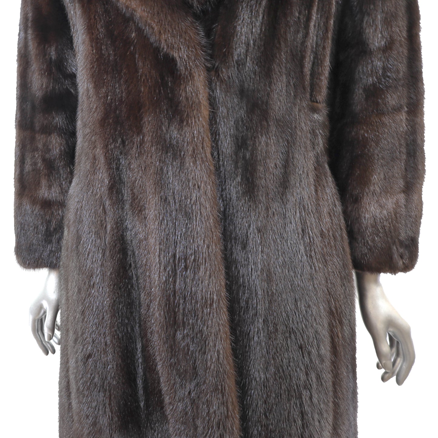 Brown Mink Coat- Size S