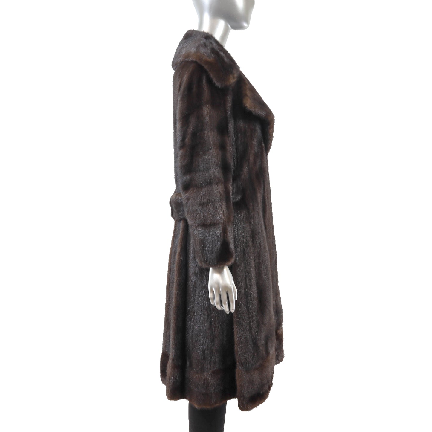Brown Mink Coat- Size S