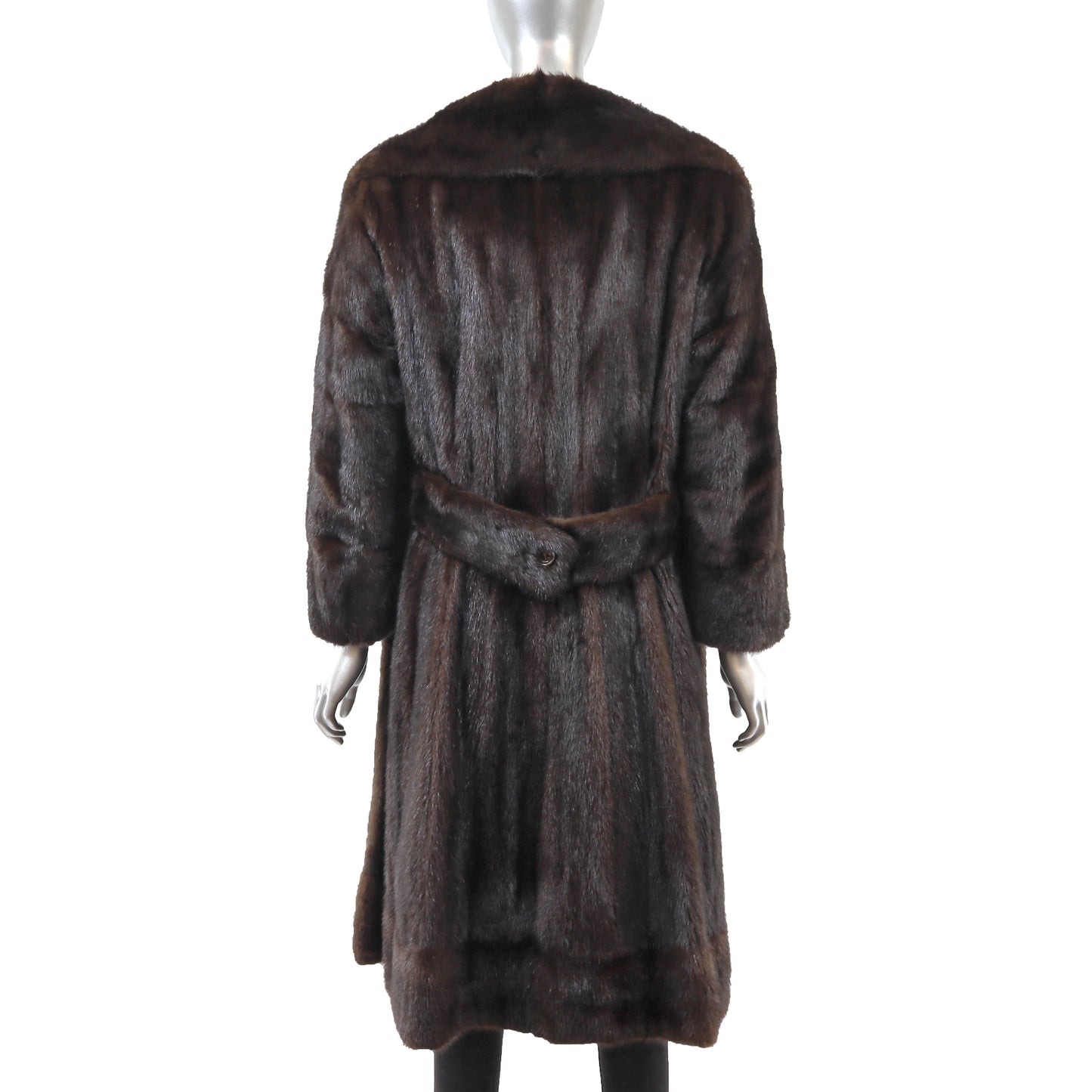 Brown Mink Coat- Size S