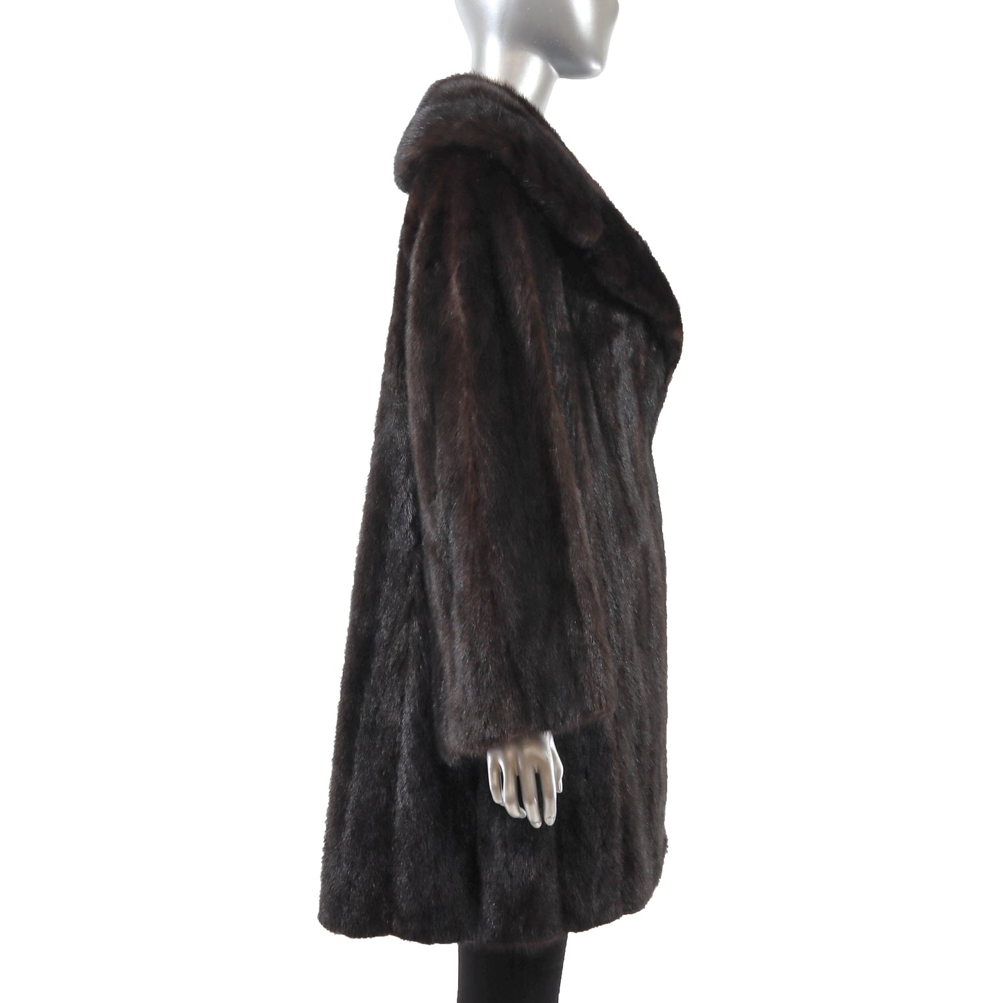 Brown Mink Coat- Size XXL