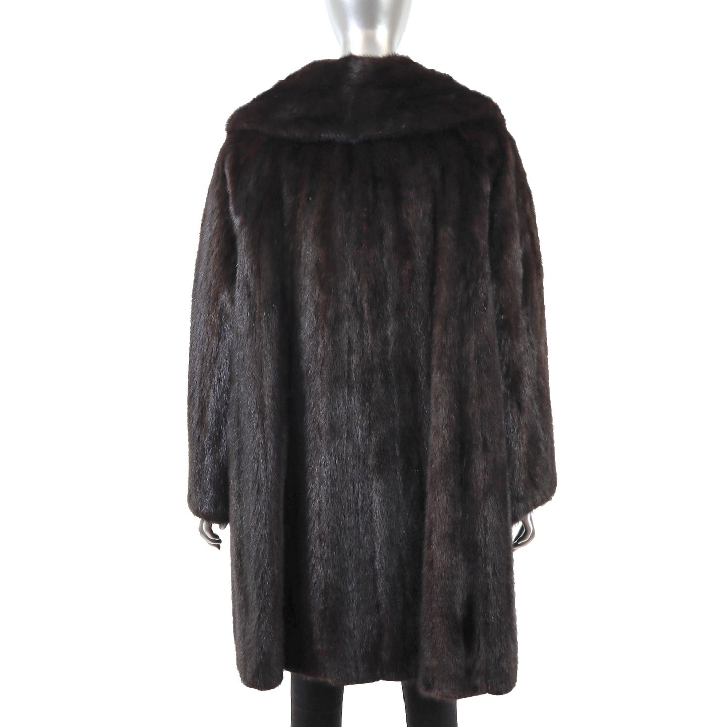 Brown Mink Coat- Size XXL